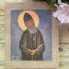 Handmade print on canvas-frame " SAINT PAISIOS "