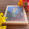 Handmade print on canvas-frame ARCHANGEL MICHAEL (Iconography in freehand design) - Image 2